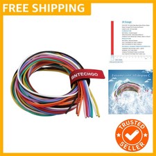 18 Gauge Silicone Wire Kit 10 Color Each 5 ft Flexible 18 AWG Stranded Tinned...
