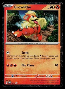 Growlithe SVP024 Cosmos Holo Black Star Promo