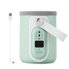 Baby Nursing Bottle Heater Safe Insulated Bag USB Rechargeable Milk Water Warmer