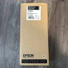 2016 GENUINE EPSON MATTE BLACK INK T5968 STYLUS PRO 7900 9900 7890 9890 77 9700