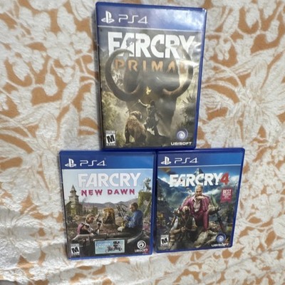 Ubisoft PlayStation 4 PS4 Far Cry Game Lot (3) Primal Far Cry 5 New Dawn