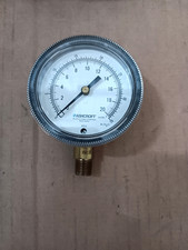 ASHCROFT, Low Pressure Gauge Configurator, 25-1490-A-02L-20ZSI/IW Size 2- 1/2