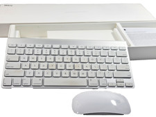 Apple A1314  A1296 Wireless Keyboard and Mouse Combo - White