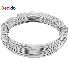 20 Gauge Hobby Wire,98Ft Galvanized Solid Wire,Multi-Purpose Steel Wire Ideal fo