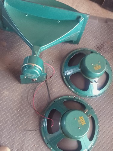 Altec Horn/Compression Driver w/ Horn Driver & 3 Cone Speaker Drivers  set