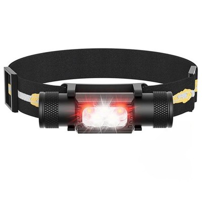 sofirn Bright Red Headlamp Rechargeable, H05B 1200 Lumens Lightweight Head Fl...