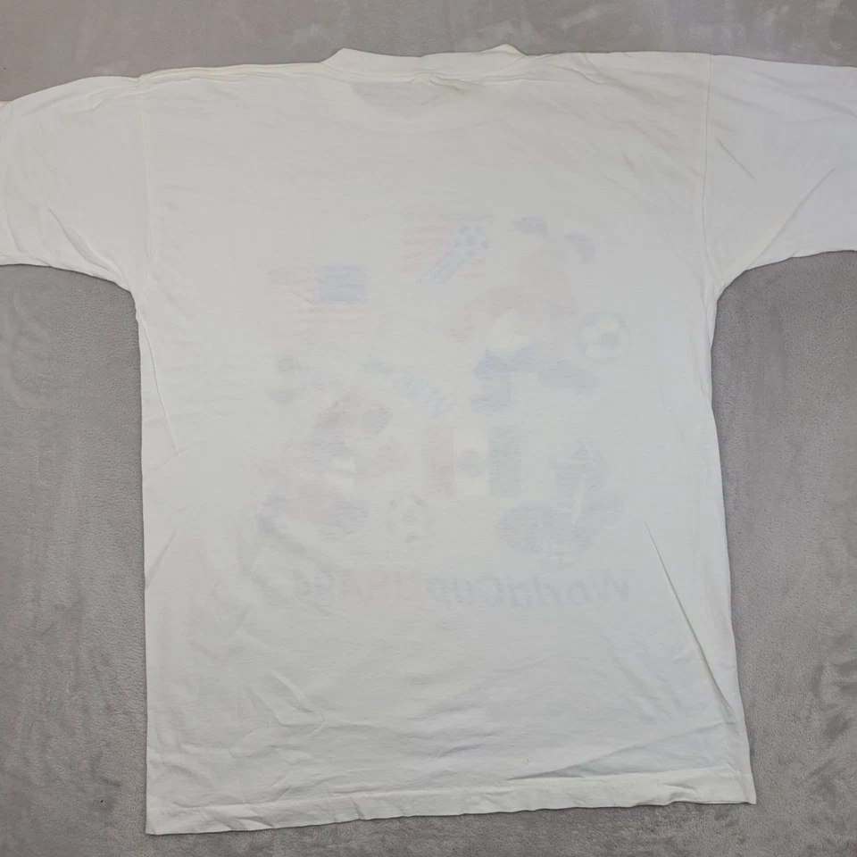 Vintage World Cup Shirt Mens XL Soccer 1994 USA National Team Mexico Striker Dog - Image 4 of 4