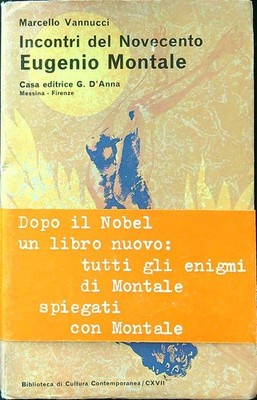 TREFFEN DES 20. JAHRHUNDERTS EUGENIO MONTALE VANNUCCI MARCELLO D'ANNA 1975 \
