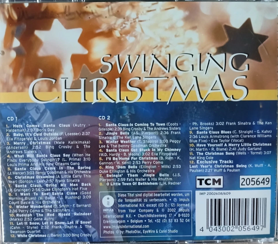 SWINGING CHRISTMAS - Various - 2-CD-Set / Impuls 2002, TCM 205649 - Bild 4 von 4
