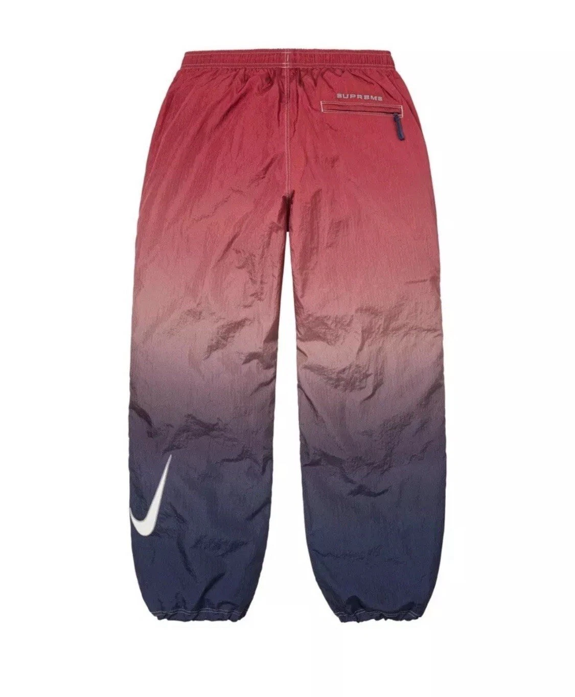 Pantalon Supreme x Nike Track Ripstop SS24 homme grand neuf avec étiquette multicolore