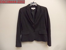 NWOT -Calvin Klein Women's Navy Luxe Stretch 2 Button Notch Lapel Blazer, Size 8