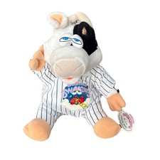 Vintage Barnyard Snoozees Oogle Moo Cow Plush Sleepy Farm w/ Tag