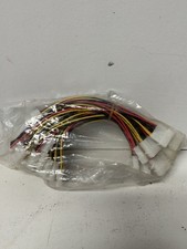 Molex 4-Pin Y Splitter Power Cable 1 Male to 2 Female IDE Drive Lot