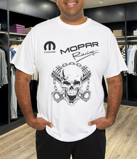 Mopar Racing Mens 3D White T-Shirt
