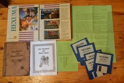 Hexuma: Das Auge des Kal Amiga OVP Big Box Software 2000 Weltenschmiede 1992