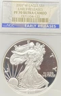 2007 W $1 PROOF AMERICAN SILVER EAGLE EARLY RELEASE NGC PF 70 ULTRA CAMEO