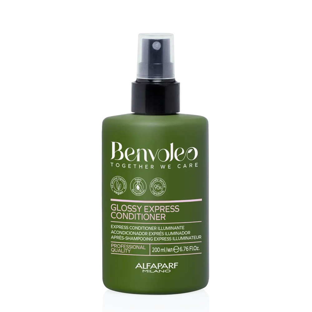 Alfaparf Milano Benvoleo Glossy Express Conditioner For Dull Hair - Clean Vegan Sustainable Hair Care - Provides Softness And Radiance - Paraffin Fr - Image 2