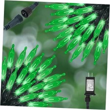 St. Patrick's Day LED Fairy Lights - 98ft 300 Count 150 Count - 2 Pack Green