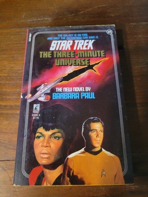 Star Trek: The Three-Minute Universe by Barbara Paul 1988 Pocket Books Paperback