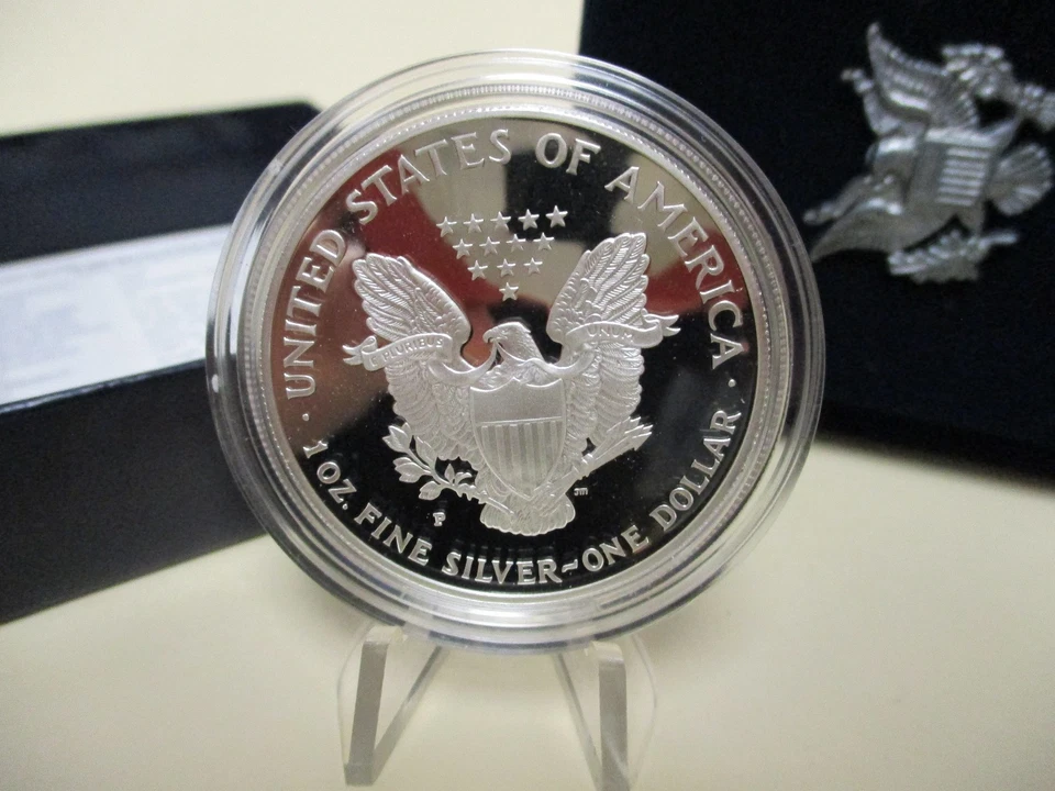 1995  SILVER AMERICAN EAGLE PROOF ONE DOLLAR - Image 2 of 3