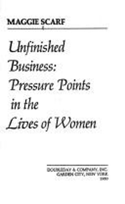 #ad #ad Unfinished Business : Pressure Points in the Lives of Women Maggi $6.90