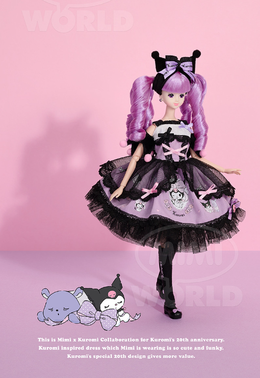 Sanrio Characters x Mimi Kuromi 20th anniversary Doll Figure