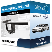 Auto Hak AnhäNgekupplung Starr Passend FüR Vw Touran 02.2003-10.2006 Neu