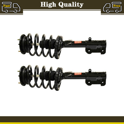 Pair: 2 New Front Complete Struts With Springs Mounts For 2005-2010 Ford Mustang