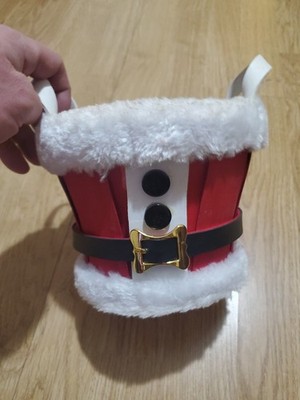 Santa Belly Basket
