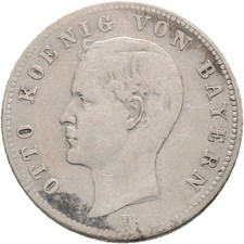 Bayern 2 Mark König Otto 1891