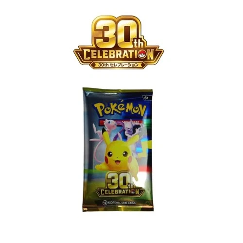 Pokémon TCG 30th Anniversary Celebration Booster Pack Rare Holo Cards - product listing photo