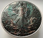Toned Bronze Phoenix - American Silver Eagle 1oz .999 Silver Dollar Coin