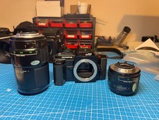 Macchina Fotografica Reflex OLYMPUS OM-707 + OLYMPUS 35-70 + OLYMPUS 70-210