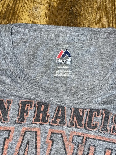 San Francisco Giants Shirt Mens XL MLB Baseball Tee Majestic Soft Blend - Picture 6 of 6