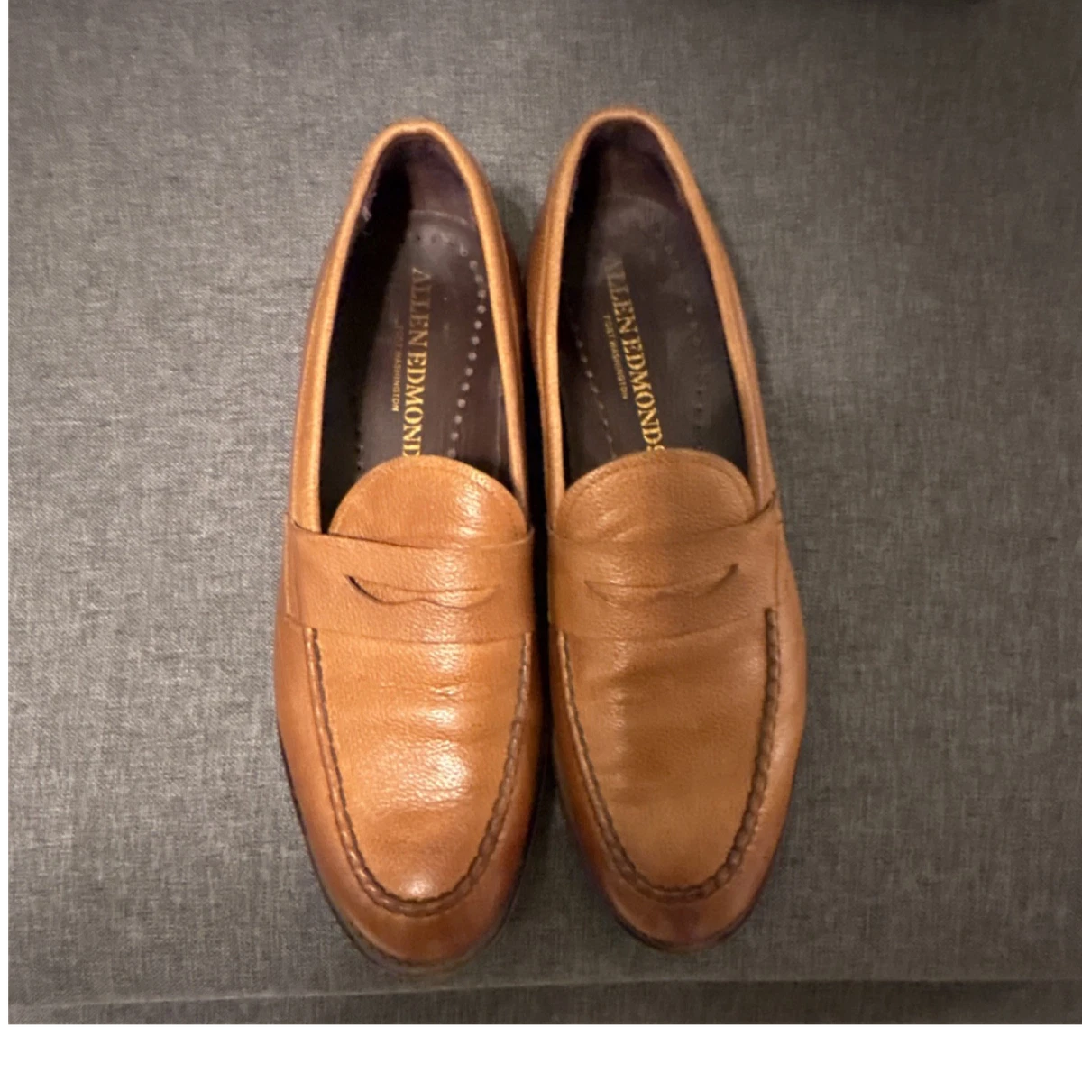 Leather Upper Solid Dress Shoes for Men for sale | eBay display picture 2