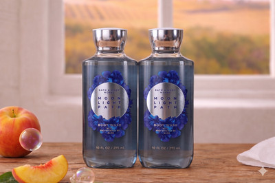 Bath & Body Works - Moonlight Path Shea + Vitamin E Body Wash 10 oz [2 Pack]
