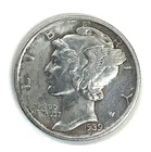 1939-D Mercury Dime - Free Shipping