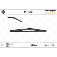 SWF Wischblatt Scheibenwischer Hinten Passend FüR Opel Zafira Tourer C P12