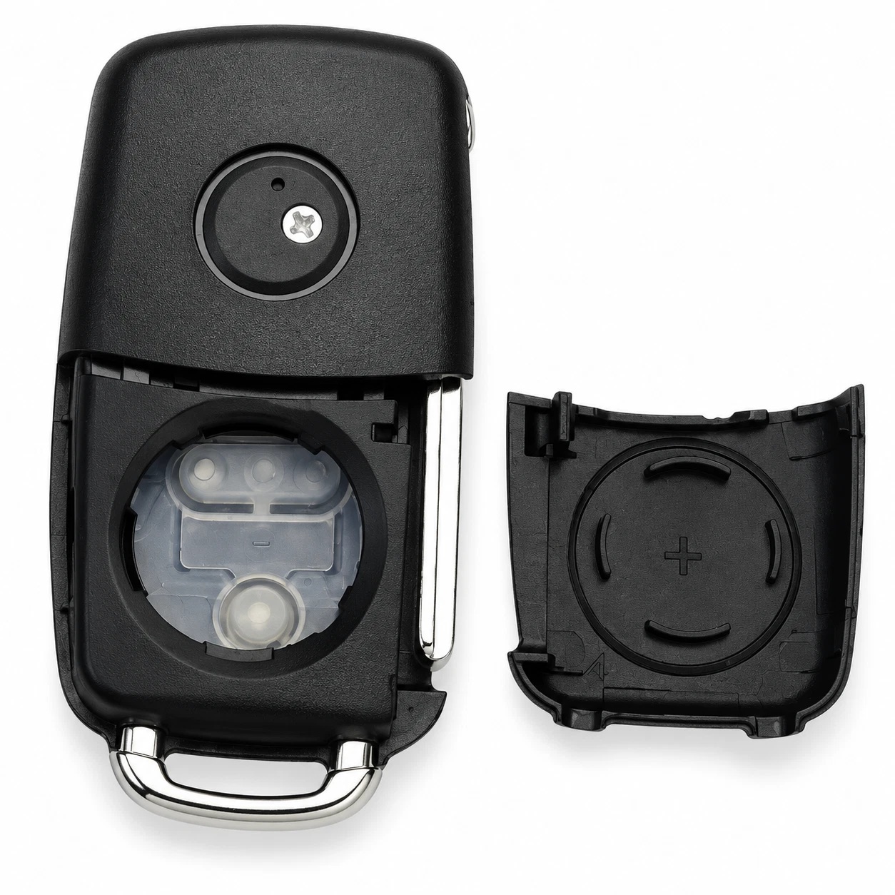 VW 2 button remote key shell — view 4
