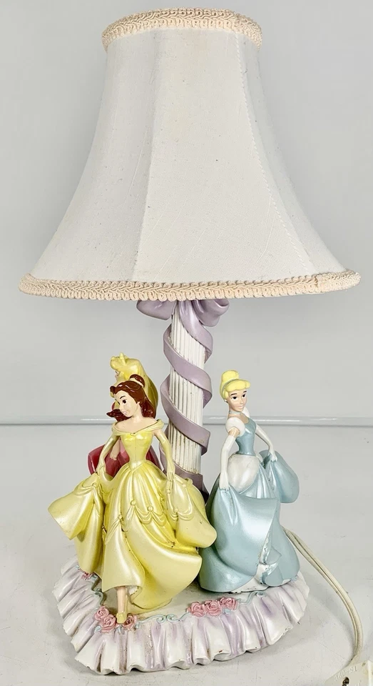DIsney Princess Lamp Vintage Hampton Bay Lamp Disney Store With Shade WORKS - Image 3 of 4
