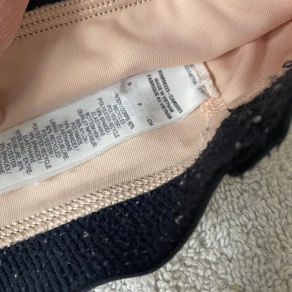 Nike спортивный бюстгальтер женщин маленький розовый черный Dri-FIT спортивная спина спортзал тренировки - Изображение 4 из 4