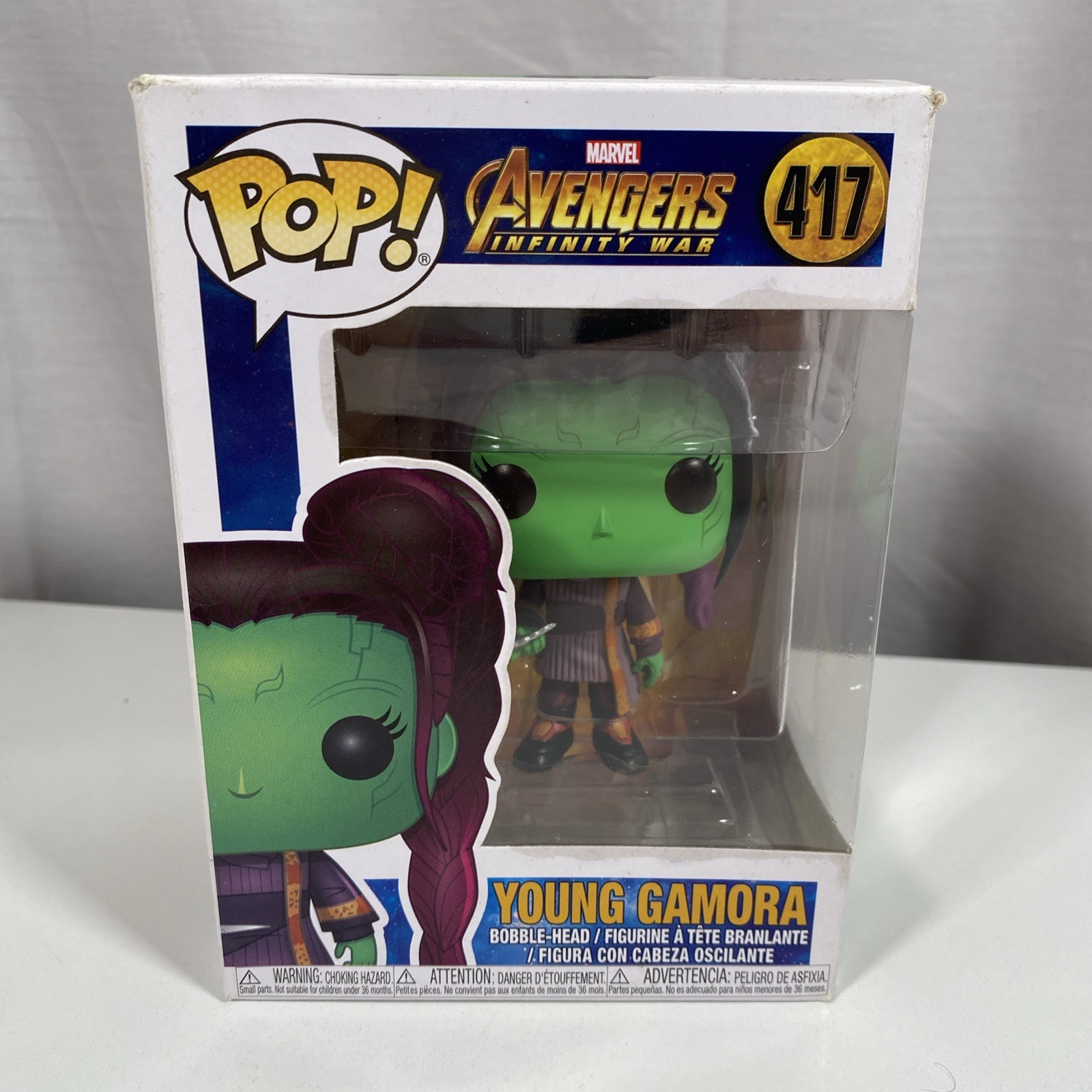 Funko Pop! Marvel Avengers Infinity War Young Gamora #417 Vinyl Bobble-Head