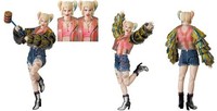 Birds Of Prey Harley Quinn 15 Cm Mafex Actionfigur Caution Tape Jacket Version