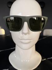 Burberry PYO14253524 Square Green Plastic Men's Designer Sunglasses Black Lens