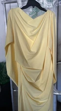 Betsy and Adam Yellow Drake Women’s Size 18 W Draped In The Back Preloved Dress