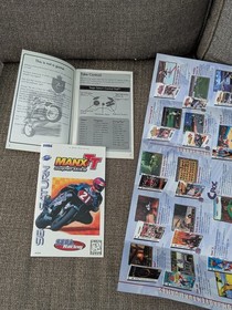 Manx TT Super Bike Sega Saturn CIB Complete w/ Manual & Case Authentic