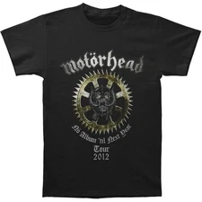 Men's Motorhead No Album 2012 Tour Camden Through Austin T-shirt Small Black