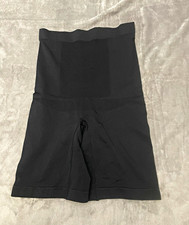 Women s Black High-Waisted Shapewear Shorts Waist/Abdomen/Buttocks XL