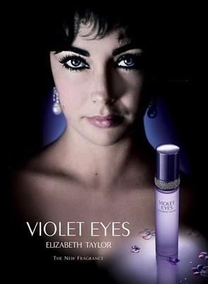 Elizabeth Taylor Violet Eyes Body Powder   Silky Floral Scented Dusting Powder