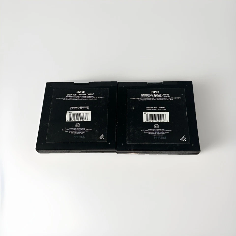 Lot Of 2 NYX Ultimate Multi-Finish Shadow Palette - Warm Rust ✨ #USP08 ~ NEW - Image 2 of 2